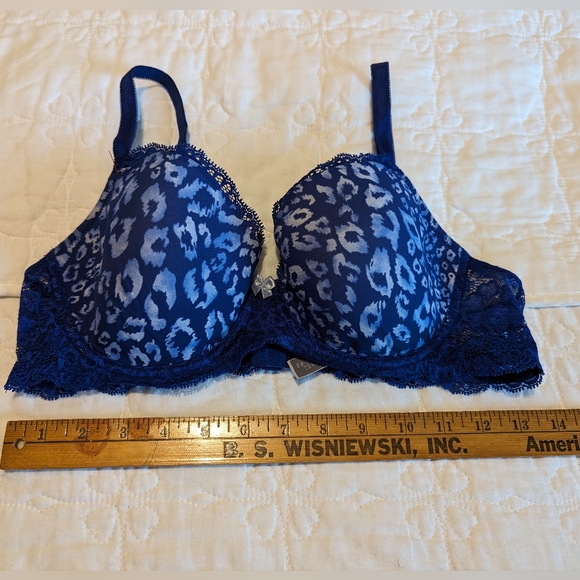 Victoria's Secret Other - Dream angels lined demi 36 C by Victoria's secret blue leopard